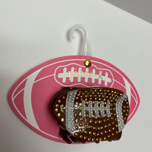 NWOT 🏈 Piper K Football Mom Game Time Tailgating Hair Claw - Picture 12 of 15